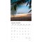 Beaches | 2026 12 x 24 Inch (Hanging) Monthly Square Wall Calendar | Foil Stamped Cover
